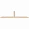 Ekena Millwork Portland Smooth Timber Gable Bracket, Douglas Fir, 72"W x 24"H x 1 1/2"D x 3 1/2"F, 8/12 Pitch GBW072X24X0204POR00SDF - alternate 3